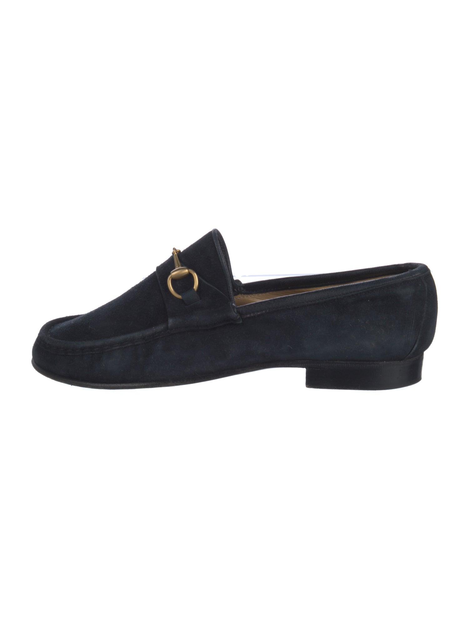 Gucci Vintage Horsebit Accent Loafers