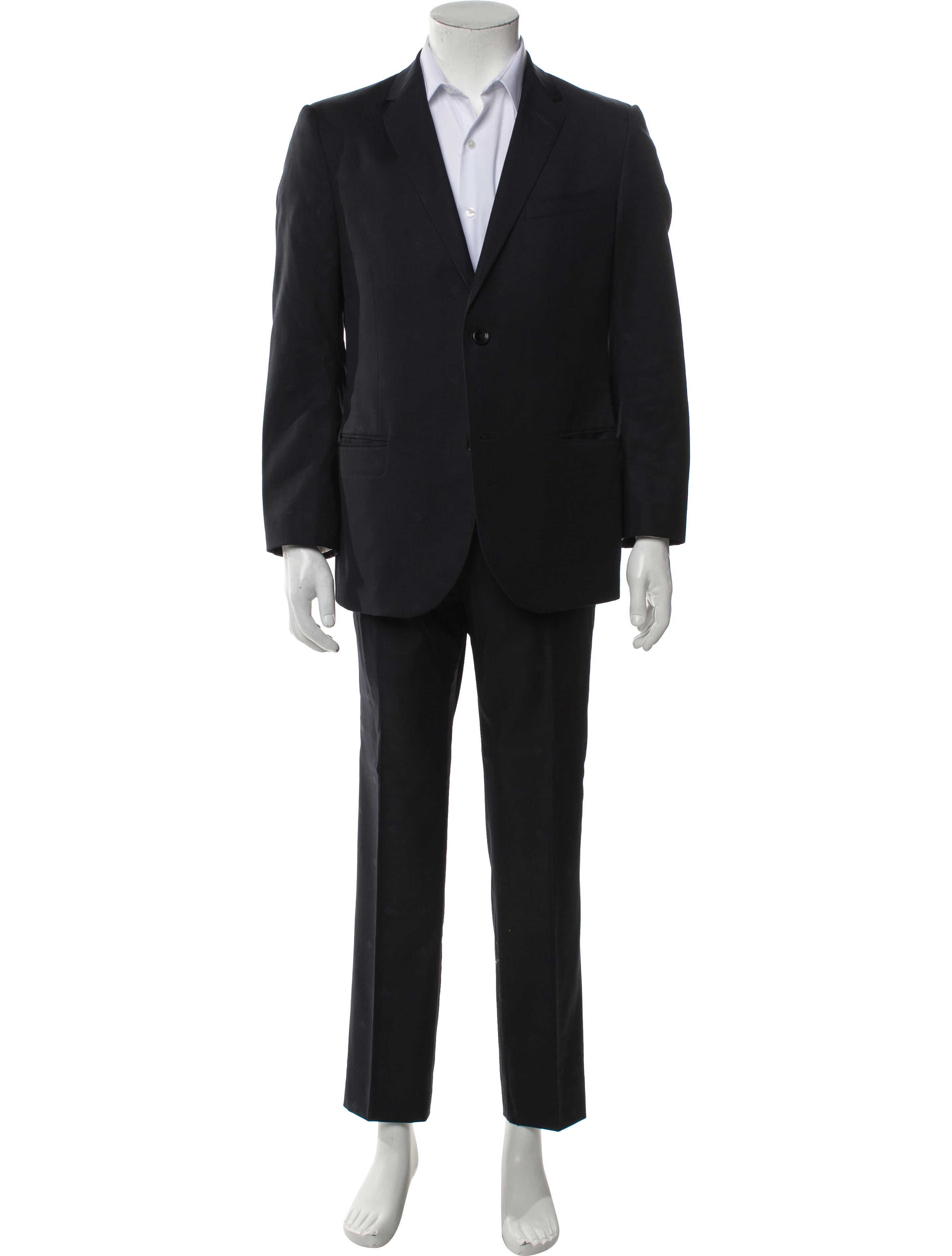 Gucci Bee Accent Wool Two-Piece Suit Vest