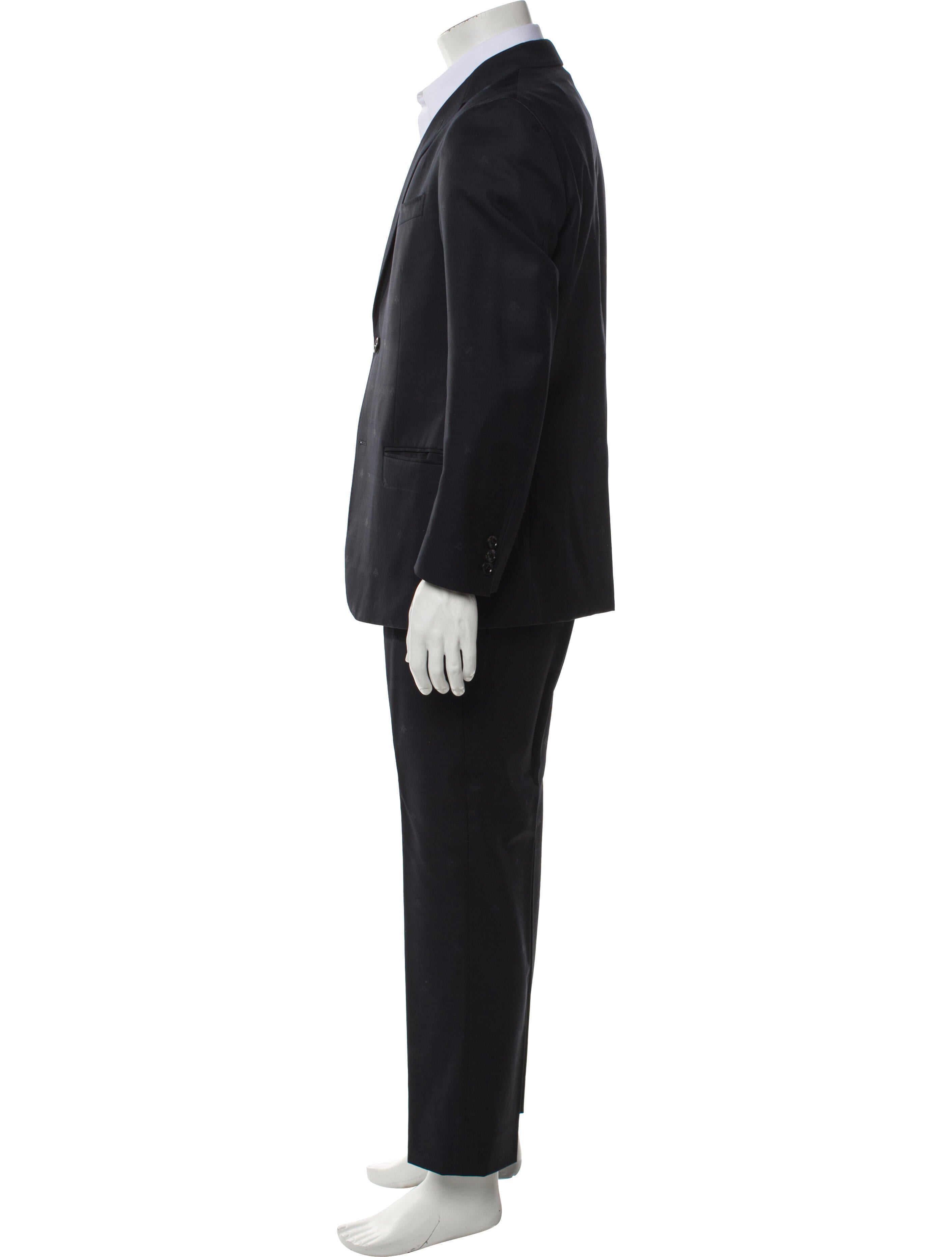 Gucci Bee Accent Wool Two-Piece Suit Vest