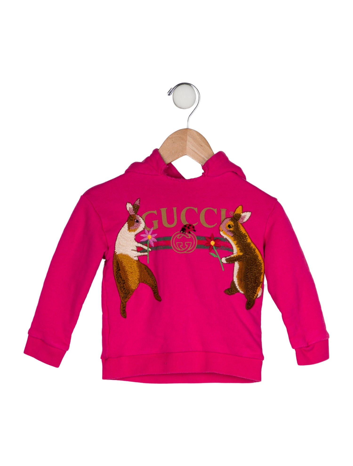 Gucci 2019 Embroidered Logo Hoodie