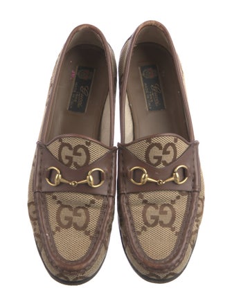 Gucci GG Canvas Canvas Loafers