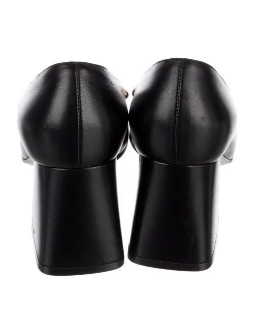 Gucci Horsebit Accent Leather Pumps