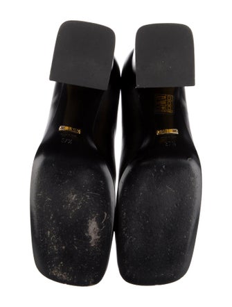 Gucci Horsebit Accent Leather Pumps