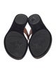Gucci Double G Logo Leather Slides