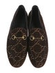 Gucci Micro GG Monogram Velvet Loafers
