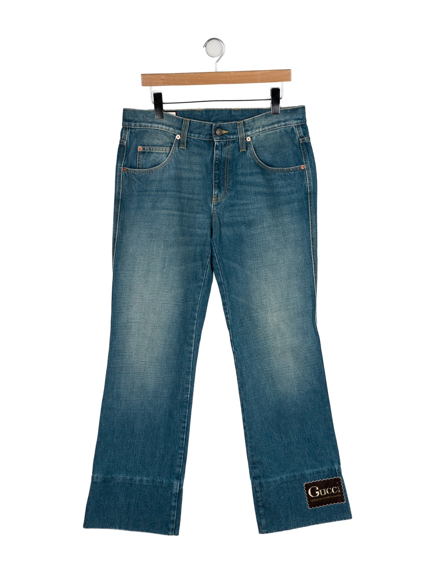 Gucci Interlocking G Logo Straight-Leg Jeans