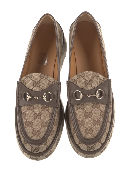 Gucci GG Canvas Canvas Loafers