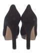Gucci Horsebit Accent Suede Pumps