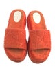 Gucci GG Logo Terry Cloth Slides