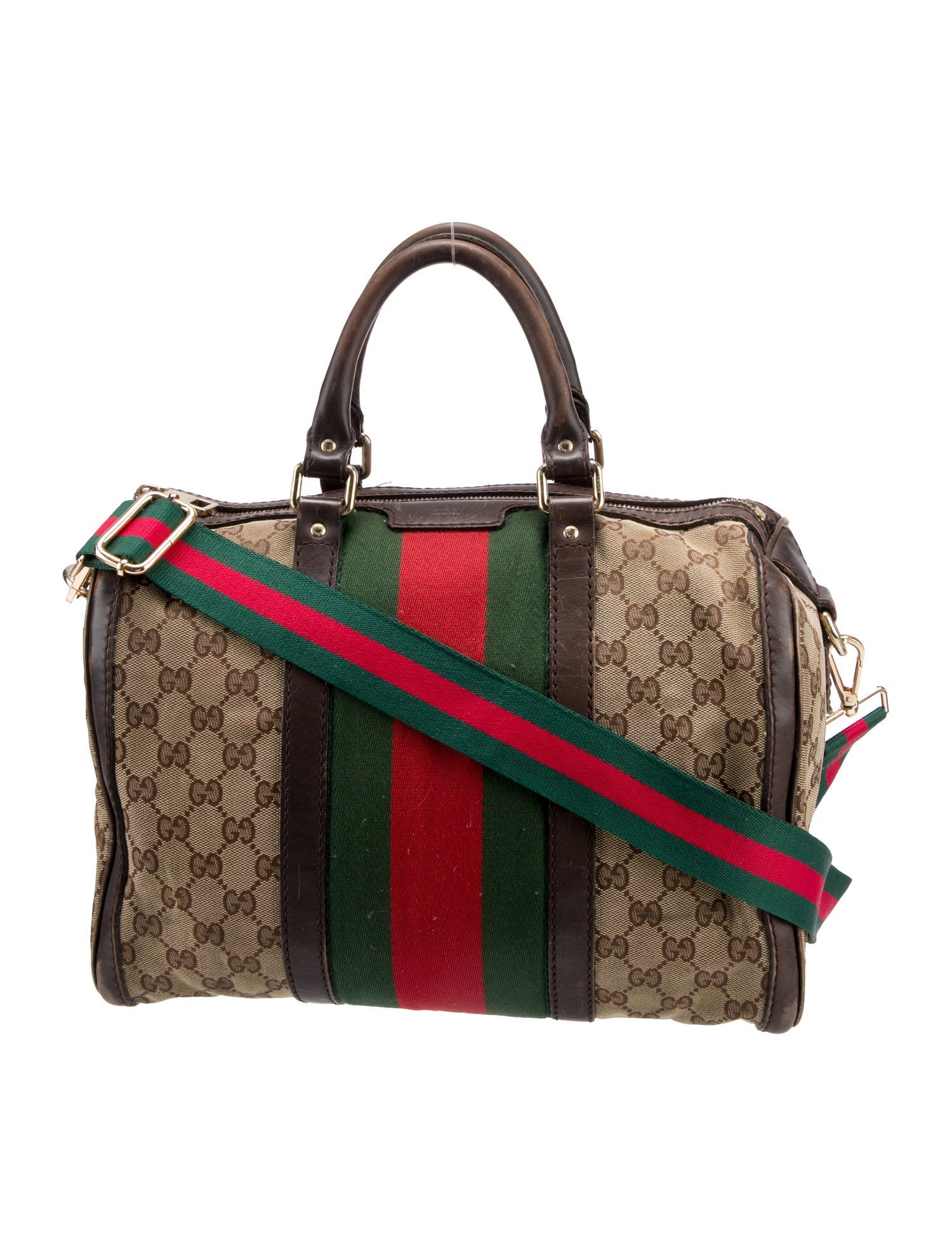 Gucci GG Canvas Boston Medium