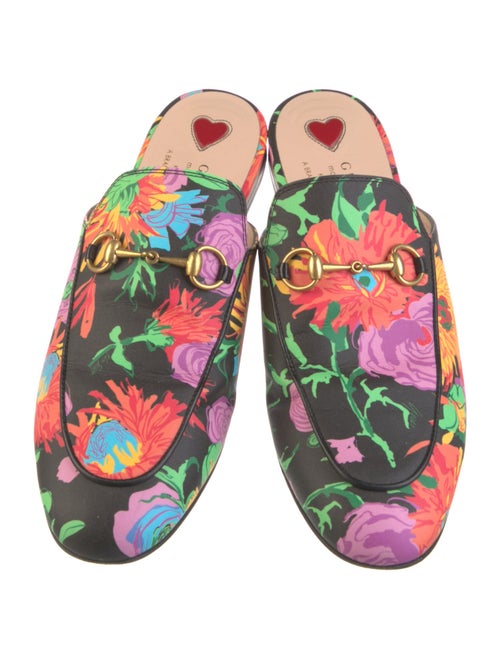 Gucci Horsebit Accent Leather Mules