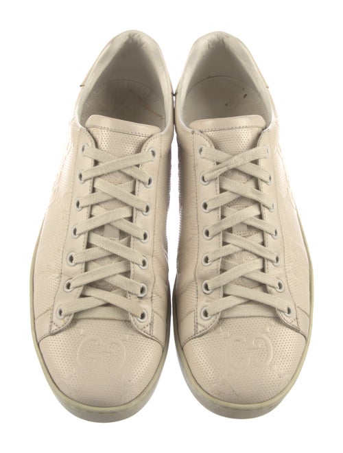 Gucci GG Embossed Leather Sneakers