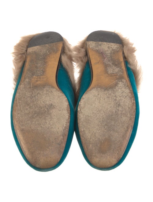 Gucci Horsebit Accent Suede Mules