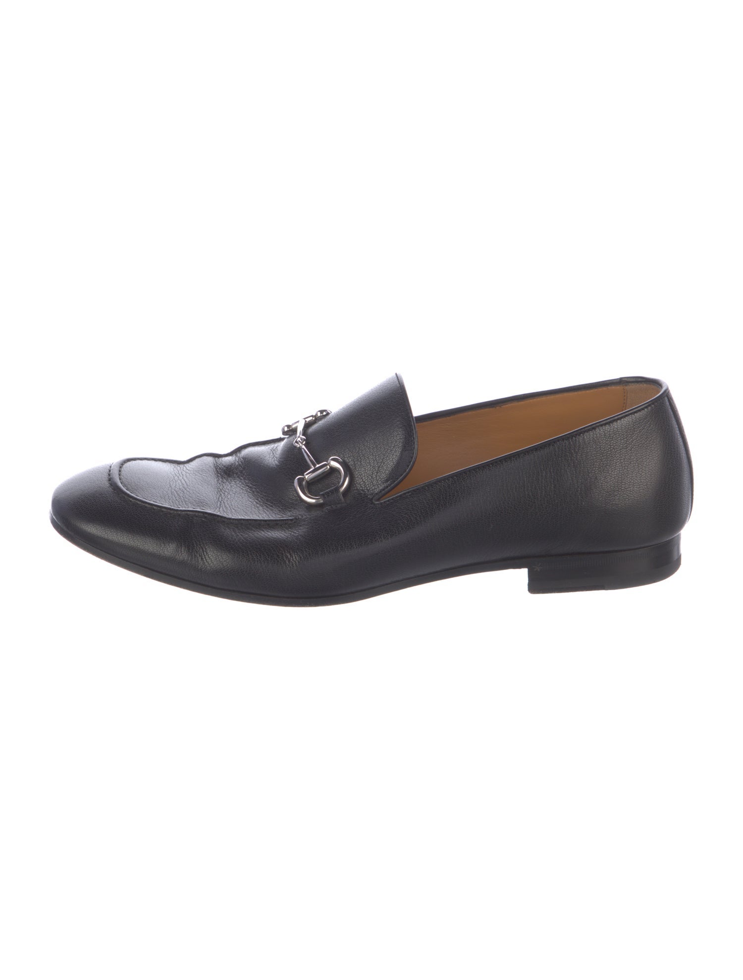 Gucci Horsebit Accent Leather Loafers