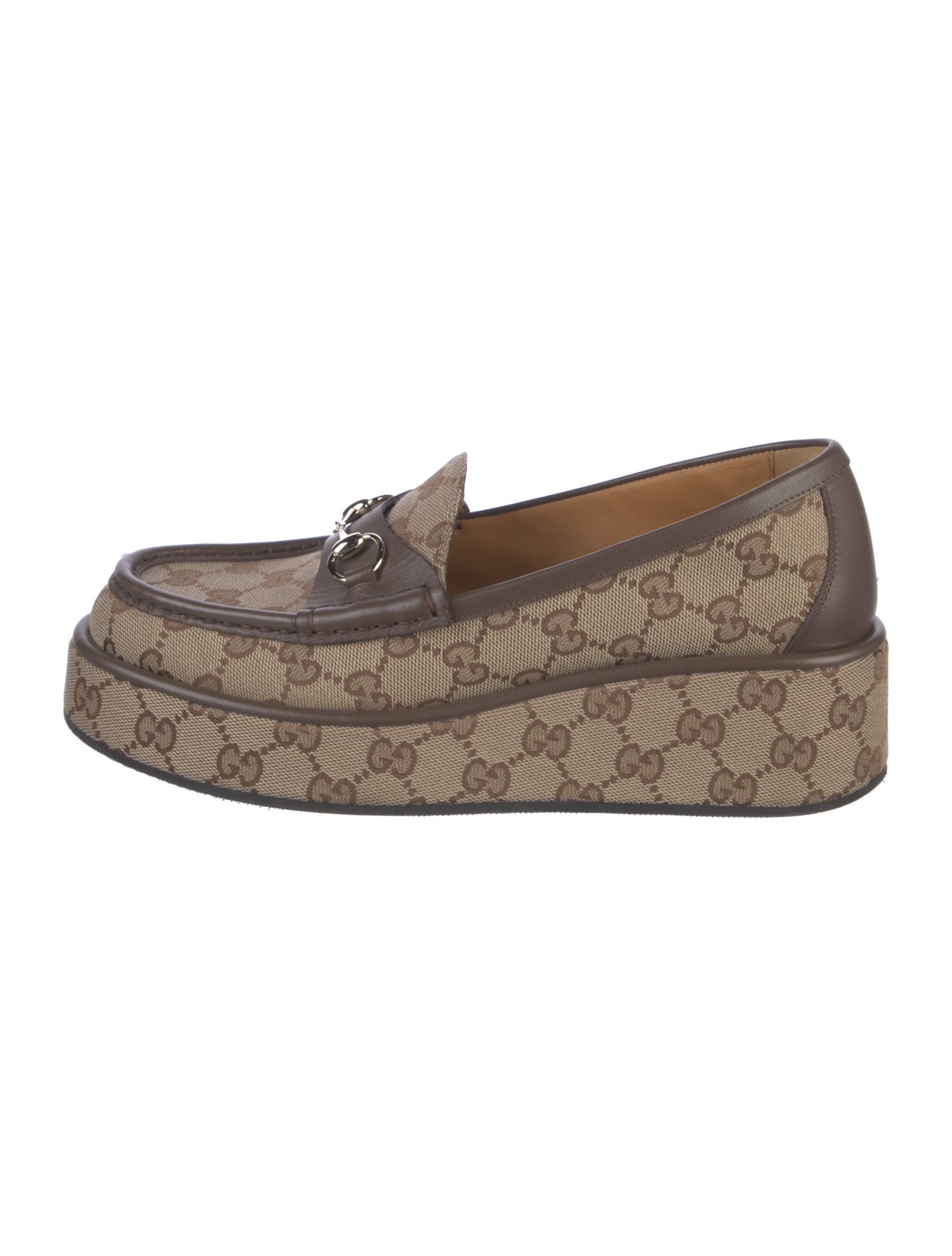 Gucci GG Canvas Canvas Loafers