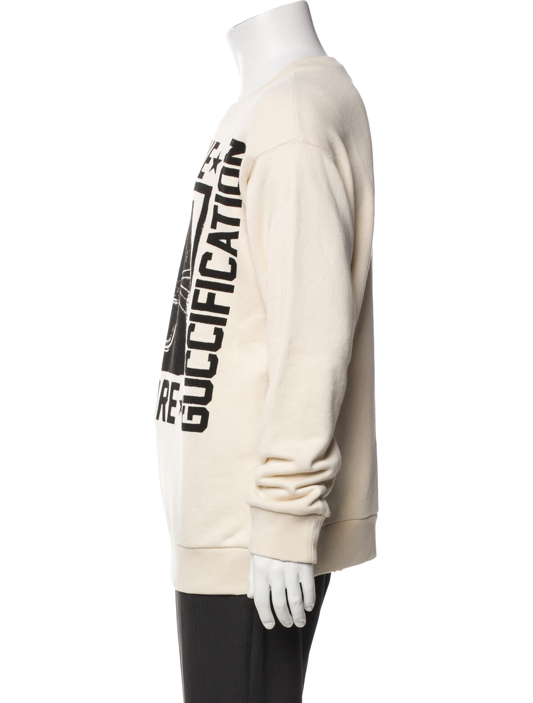 Gucci Graphic Print Crew Neck Sweatshirt