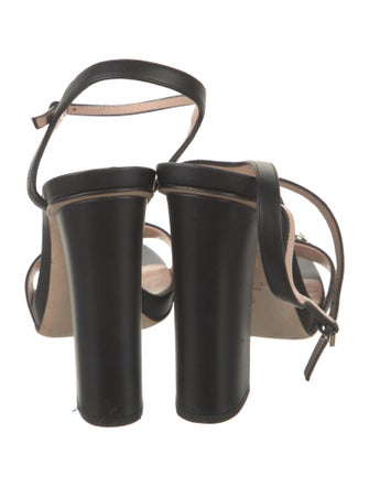 Gucci Horsebit Accent Leather Sandals