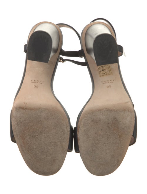 Gucci Horsebit Accent Leather Sandals