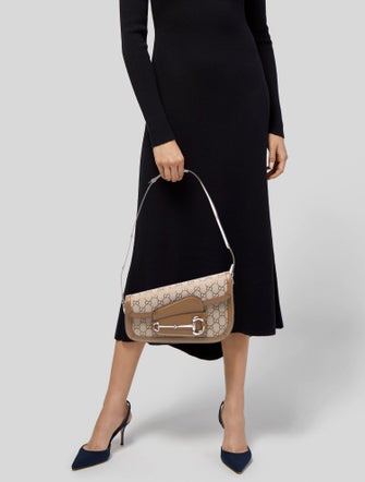 Gucci GG Canvas Horsebit 1955 Small