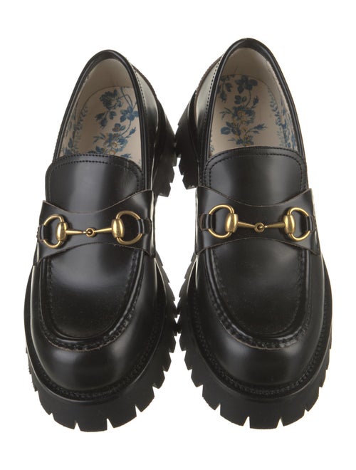 Gucci Horsebit Accent Leather Loafers