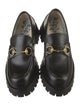 Gucci Horsebit Accent Leather Loafers