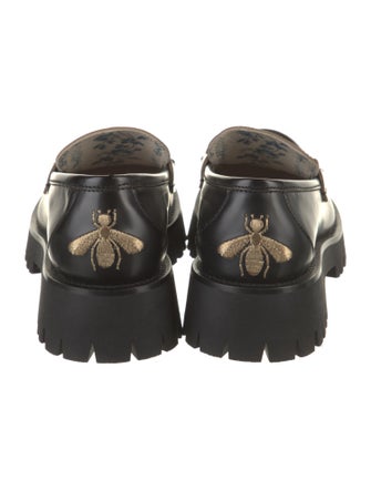 Gucci Horsebit Accent Leather Loafers