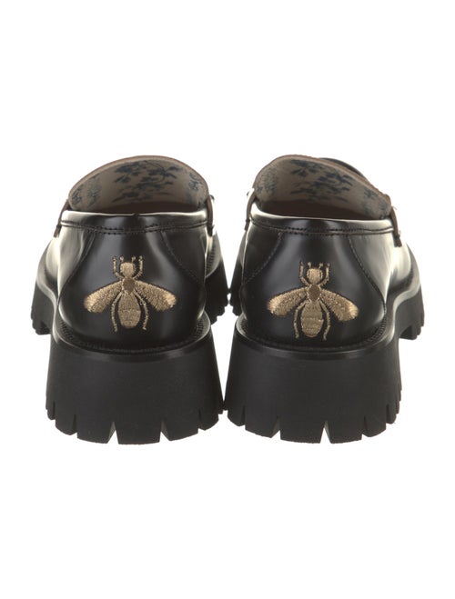 Gucci Horsebit Accent Leather Loafers