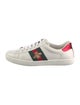 Gucci Web Accent Leather Sneakers