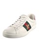 Gucci Web Accent Leather Sneakers