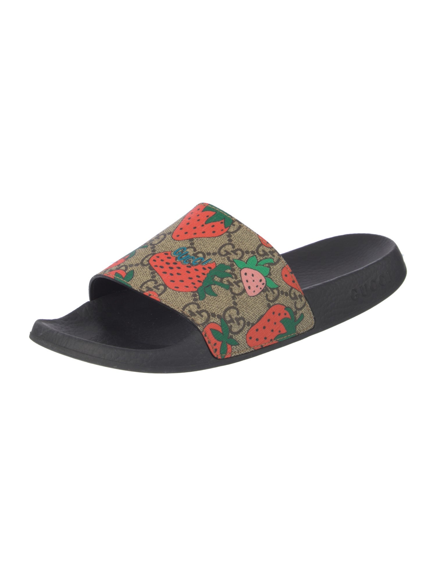 Gucci GG Supreme Canvas Slides