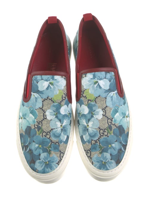 Gucci GG Supreme Leather Trim Embellishment Sneakers