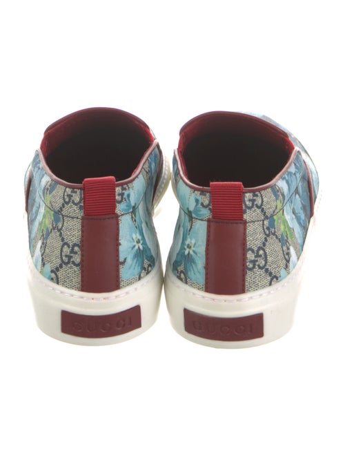 Gucci GG Supreme Leather Trim Embellishment Sneakers