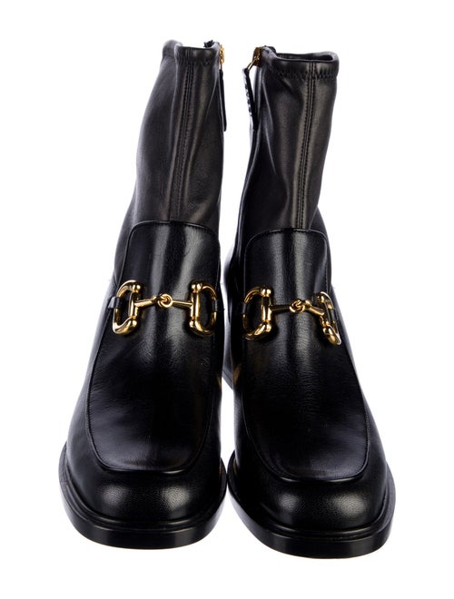 Gucci 1955 Horsebit Accent Leather Boots
