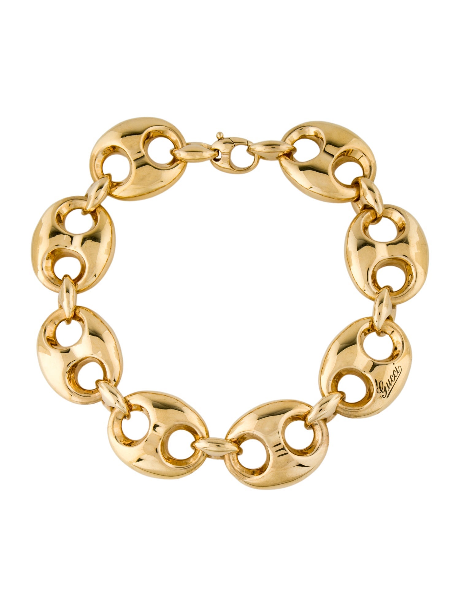 Gucci 18K Marina Link Necklace