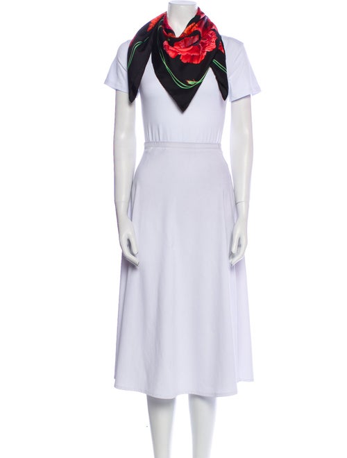 Gucci Silk Blooms Print Scarf