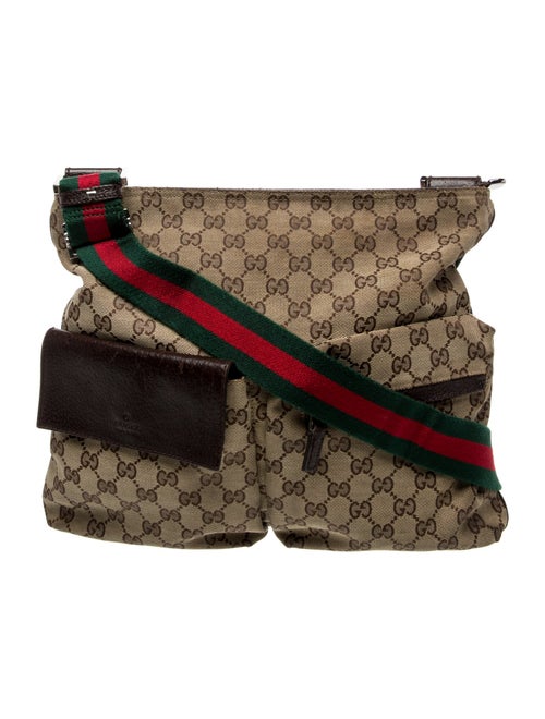 Gucci GG Canvas Messenger Bag