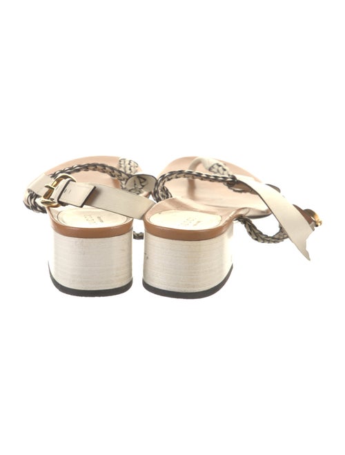 Gucci Leather T-Strap Sandals