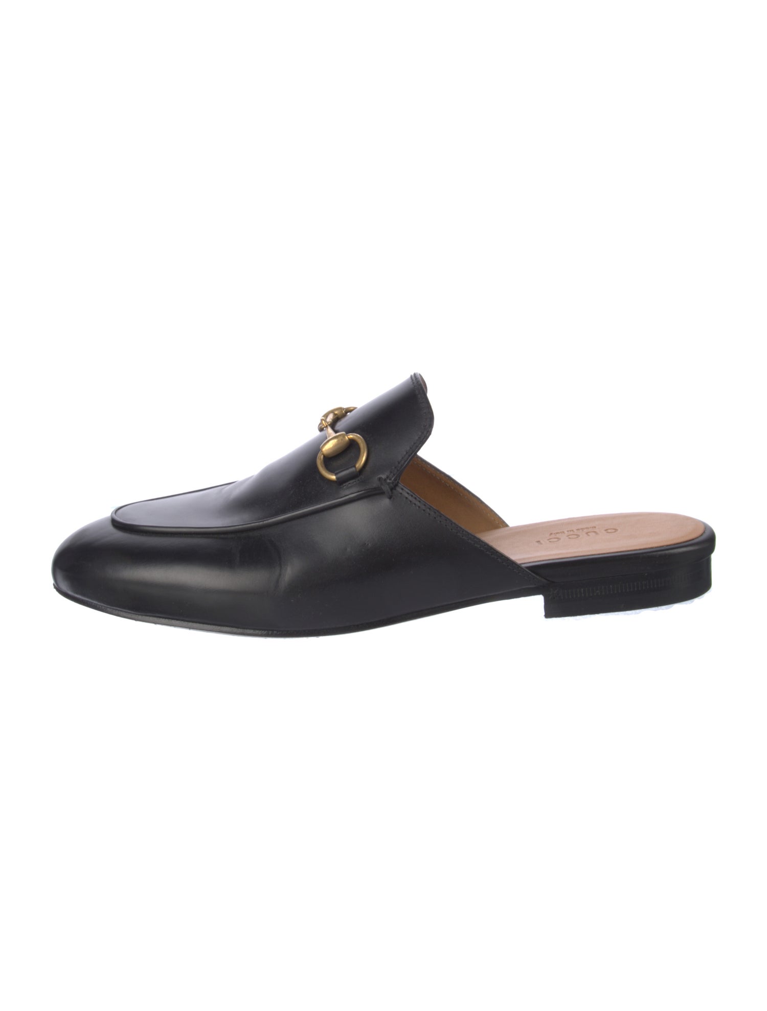 Gucci Horsebit Accent Leather Mules