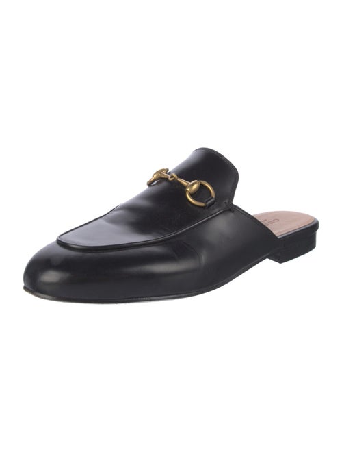 Gucci Horsebit Accent Leather Mules