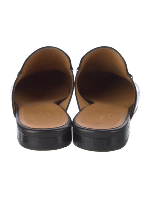 Gucci Horsebit Accent Leather Mules