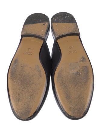 Gucci Horsebit Accent Leather Mules