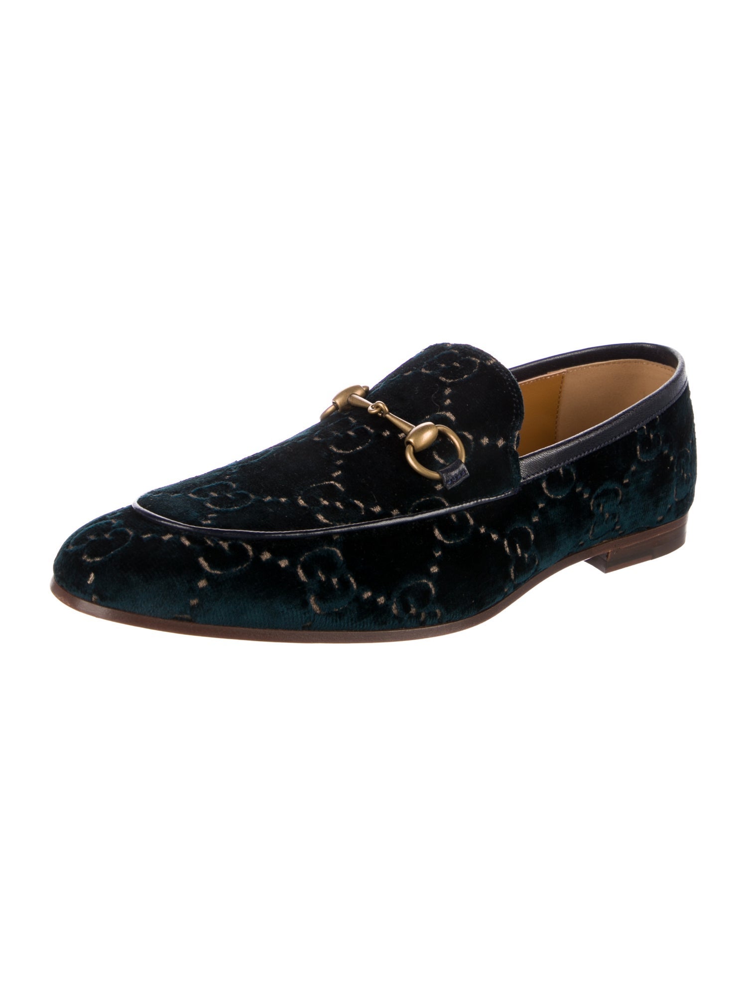 Gucci Horsebit Accent Velvet Dress Loafers w/ Tags