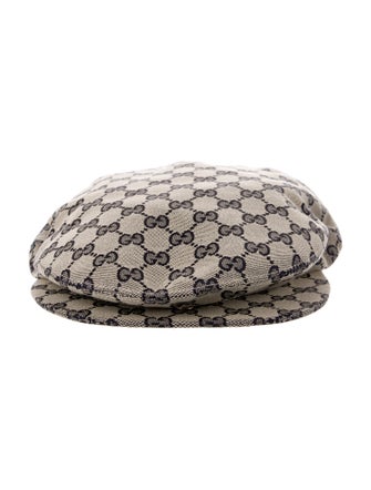 Gucci Men's Polyester Newsboy Cap