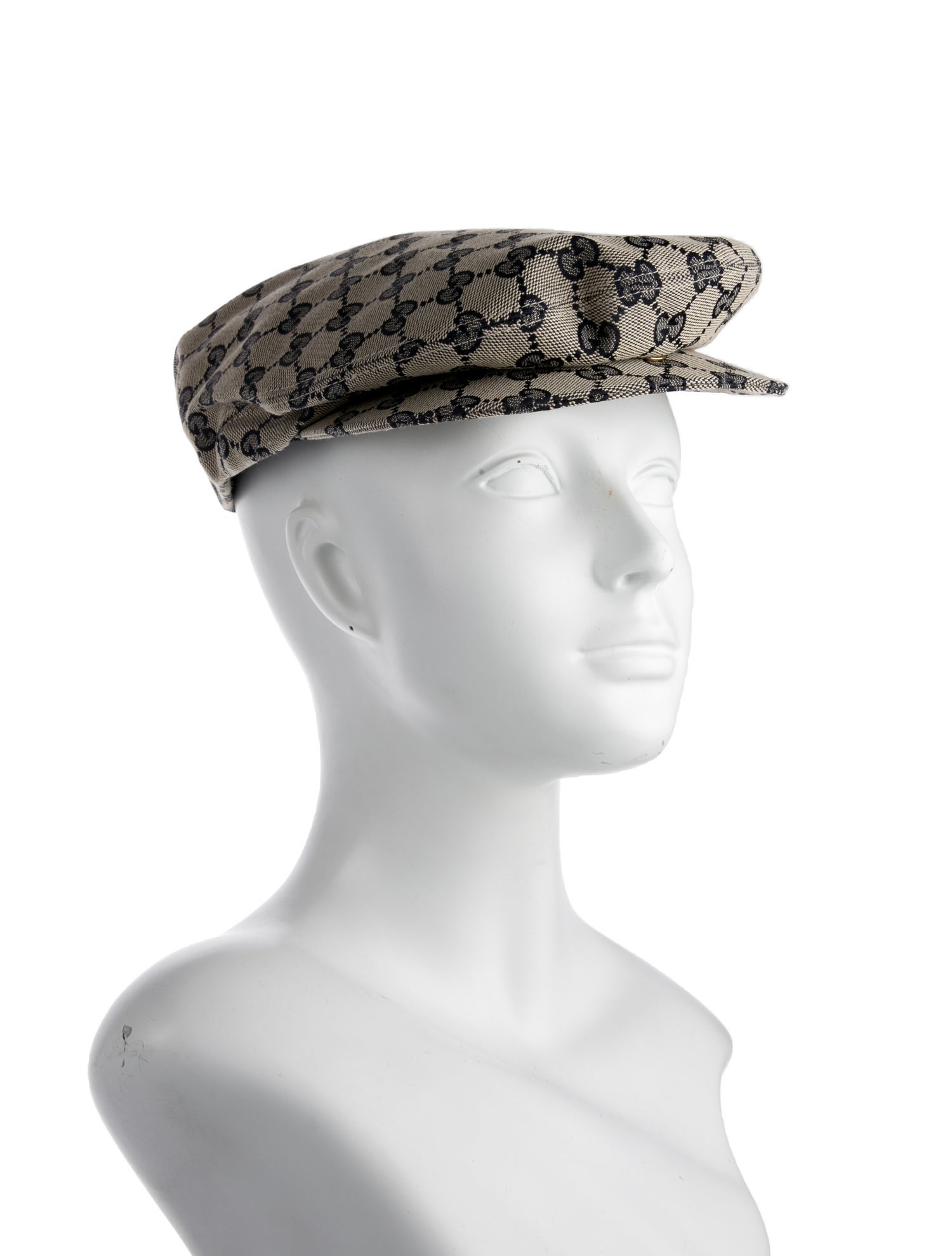 Gucci Men's Polyester Newsboy Cap