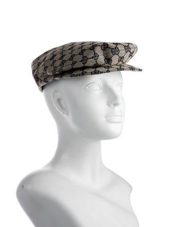Gucci Men's Polyester Newsboy Cap