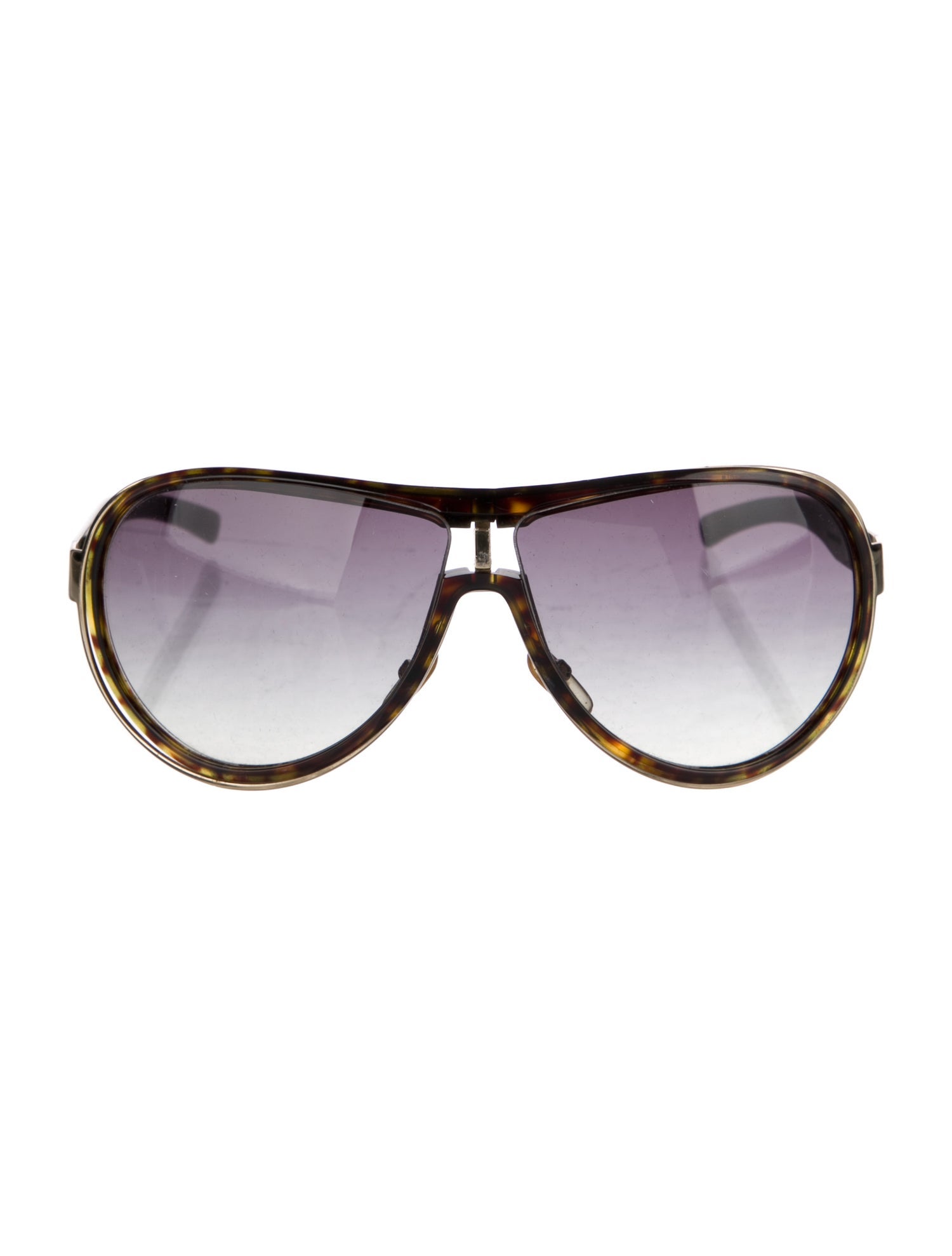 Gucci Interlocking G Logo Shield Sunglasses