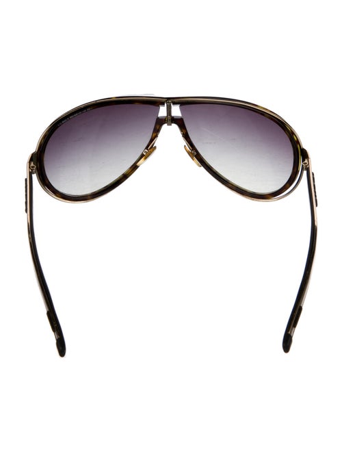 Gucci Interlocking G Logo Shield Sunglasses