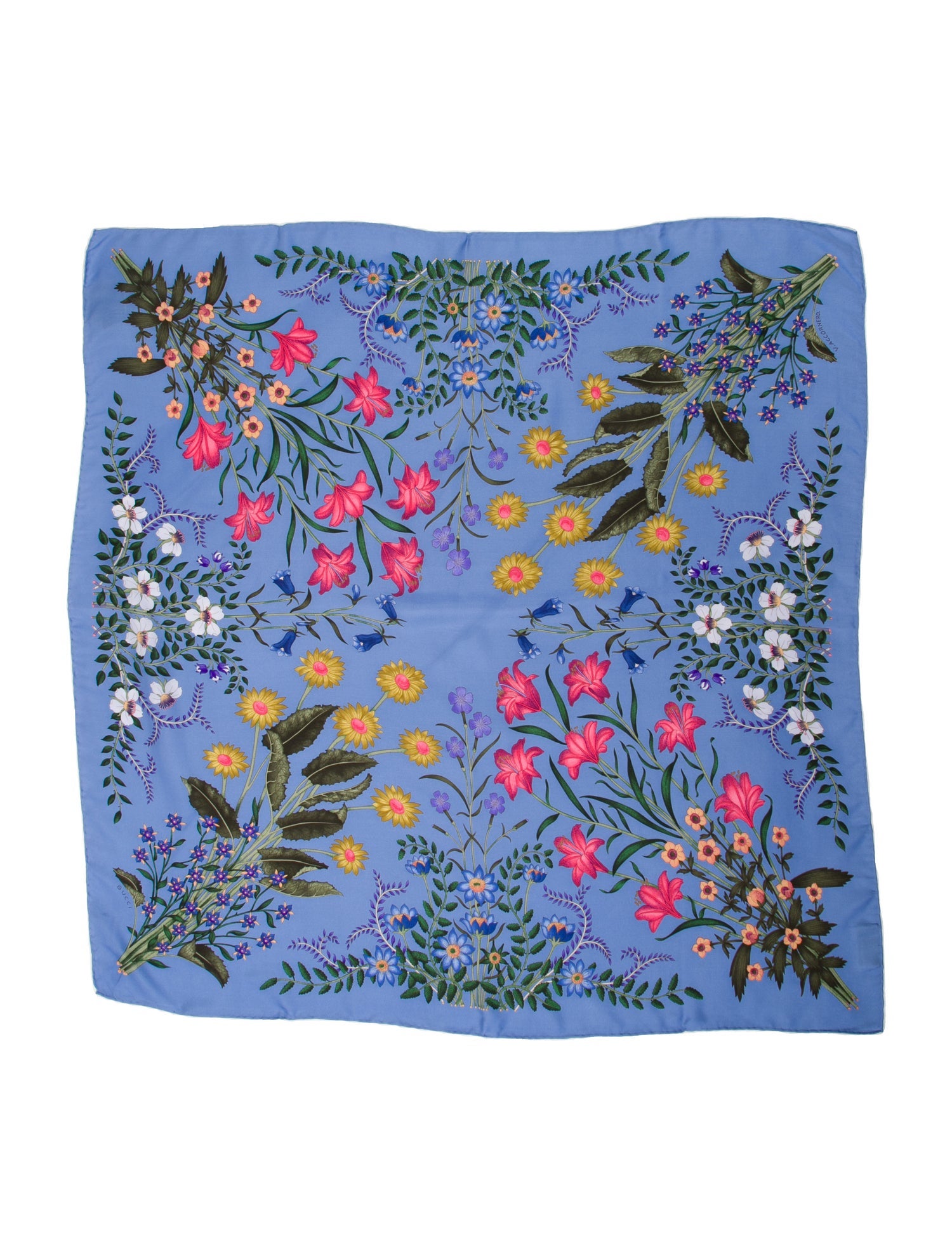 Gucci Silk Paisley Print Scarf