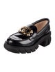 Gucci Interlocking G Logo Patent Leather Loafers