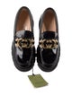 Gucci Interlocking G Logo Patent Leather Loafers